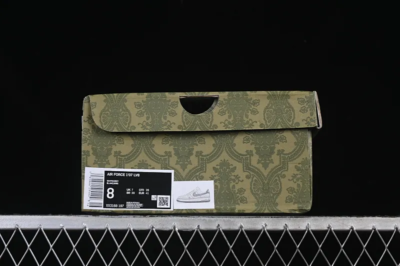 All categories Nk Air Force 1 Air Force series Nk Air Force 1 Low Air Force low-top Nike Air Force 1'07 Low Gucci co-branded beige denim luminous Air Force 1 low-top casual sneakers XX3168-197